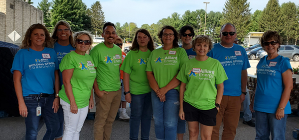 Left to right: Kim Harrison, Tina Gurney, Lori Bertelsen, Dale Crawford, Jackie Stark, Jenny Quade, Kim Buol, Deanna Schuett, Jeff Knier, Stacy Meyer. Not pictured: Tammie Wendelschafer.